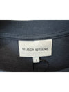 T shirt MM00114KJ0119 Navy S - MAISON KITSUNE - BALAAN 4