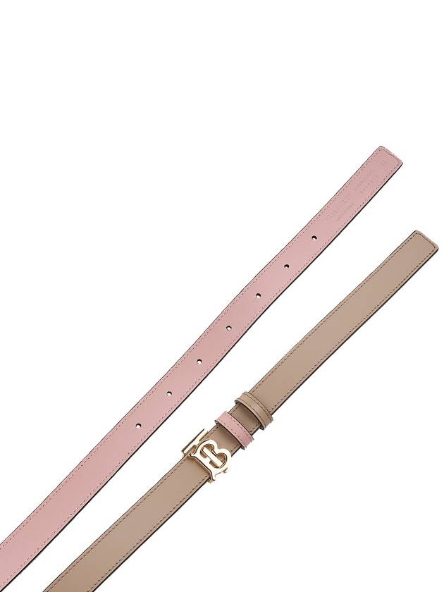 24 ss OAT Beige DUSKY Pink Leather Belt 8066050A1435 B0481005203 - BURBERRY - BALAAN 9