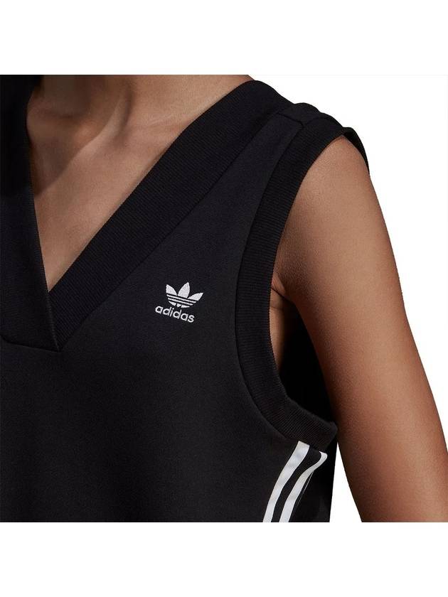 V neck dress HM2134 black WOMENS - ADIDAS - BALAAN 5