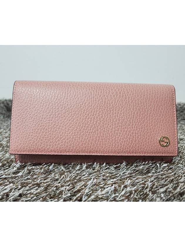 Pink flap long wallet - GUCCI - BALAAN 1