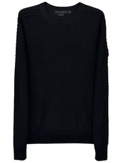 Patterson Merino Wool Knit Top Black - CANADA GOOSE - BALAAN 2