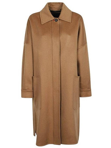 Cashmere Single Coat Brown - MAX MARA - BALAAN 1