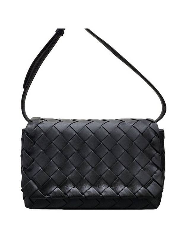 Intrecciato Mini Cross Bag Black - BOTTEGA VENETA - BALAAN 2