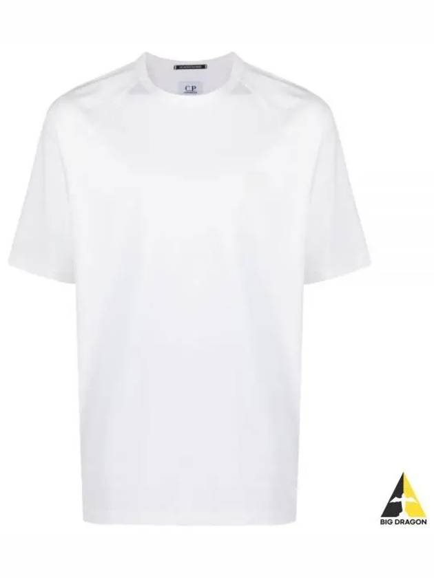 Metropolis Series Short Sleeve T-Shirt White - CP COMPANY - BALAAN 2