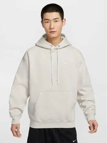 Men Solo Swoosh Fleece Pullover Hoodie 072 - NIKE - BALAAN 1