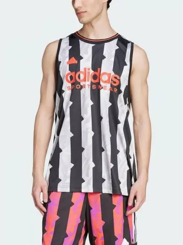 House of Tiro Tank Sleeveless Black Grey - ADIDAS - BALAAN 2