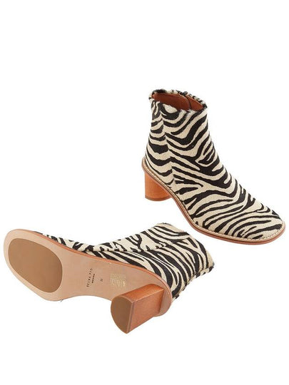 Rejina Pyo Ladies Ponyskin Zebra Edith Leather Ankle Boots, Brand Size 36 ( US Size 6 ) - REJINA PYO - BALAAN 2