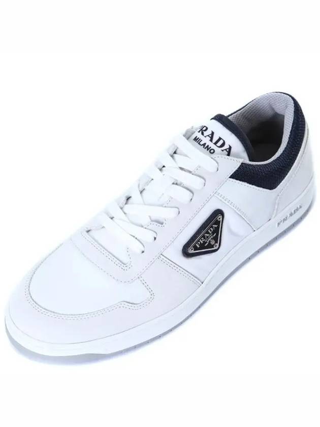 Downtown Re-Nylon Low Top Sneakers White - PRADA - BALAAN 3