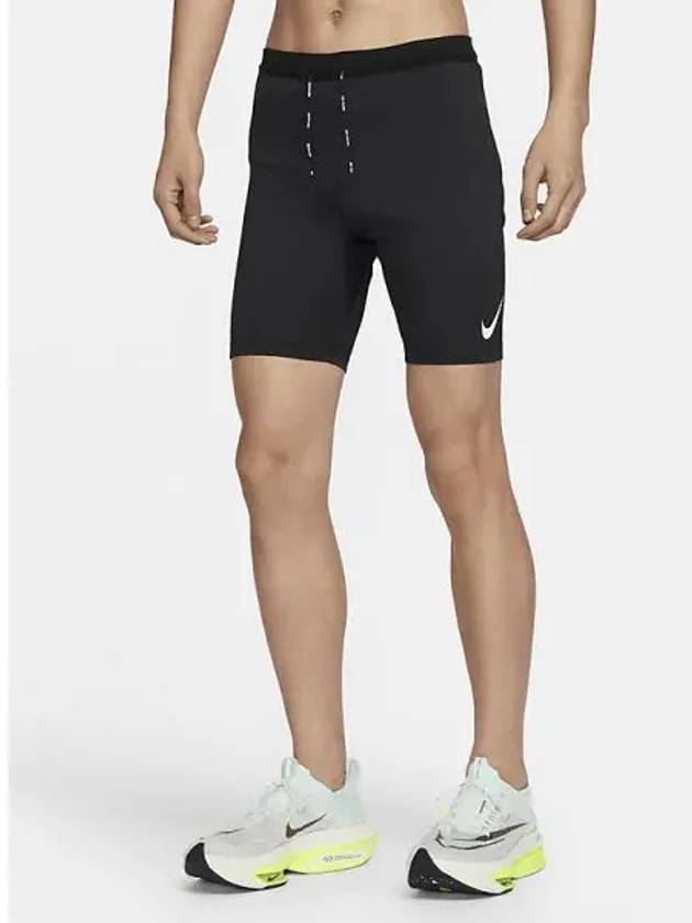 Aeroswift Dri Fit ADV Running Half Tights Shorts Black - NIKE - BALAAN 2