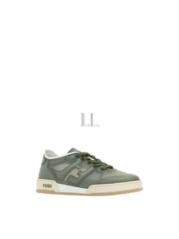 Match Mesh Low-Top Sneakers Green - FENDI - BALAAN 2