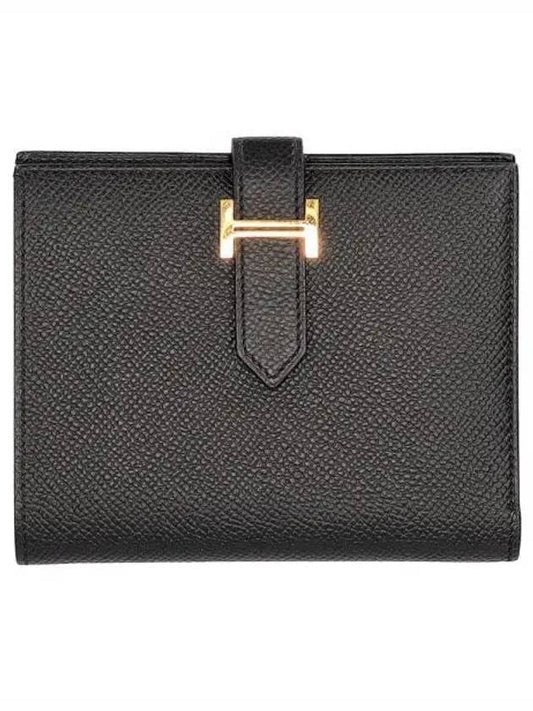 Bearn Compact Half Wallet Black - HERMES - BALAAN 2