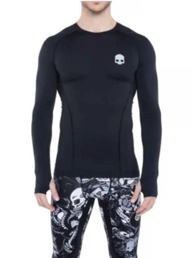 Hooded Sweatshirt R00405 007 Black - HYDROGEN - BALAAN 1