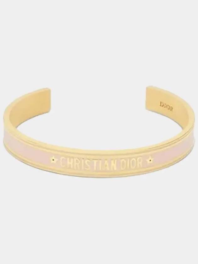 Cord Bangle Bracelet Gold Pink - DIOR - BALAAN 2