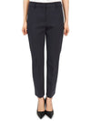 Weekend Women's Lana Rana Canvas Slacks Navy - MAX MARA - BALAAN.