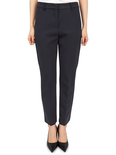 Women's Rana Canvas Slacks Navy - MAX MARA - BALAAN 2