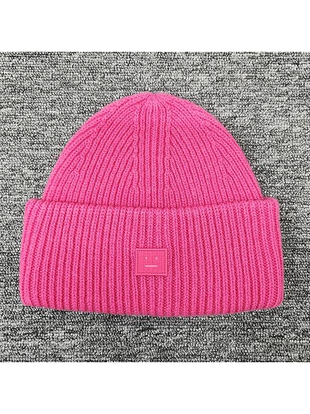 Small Face Logo Beanie Pink - ACNE STUDIOS - BALAAN 4