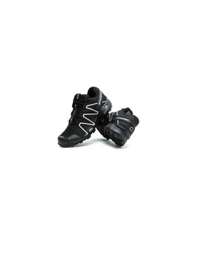 Speedcross 3 Low Top Sneakers Black Silver - SALOMON - BALAAN 4