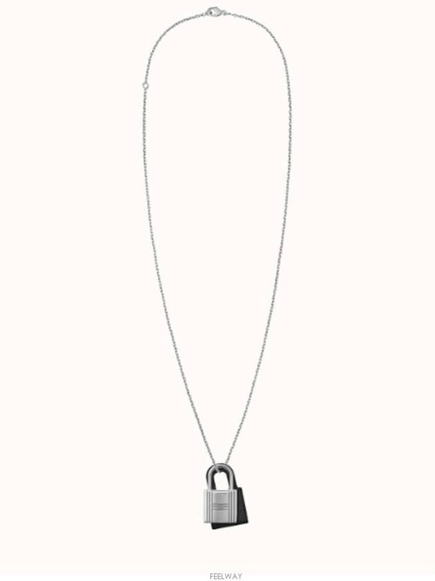 Lux You O Kelly Padlock Necklace - HERMES - BALAAN 7