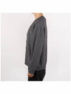 cardigan NM00501KT1093 H131 MEDIUM GRAY MELANGE - MAISON KITSUNE - BALAAN 4