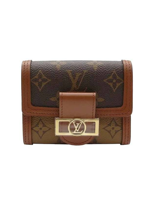 Monogram Dauphine Compact Half Wallet Brown - LOUIS VUITTON - BALAAN 1