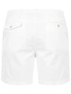 Men's Embroidered Pony Prepster Shorts White - POLO RALPH LAUREN - BALAAN 4