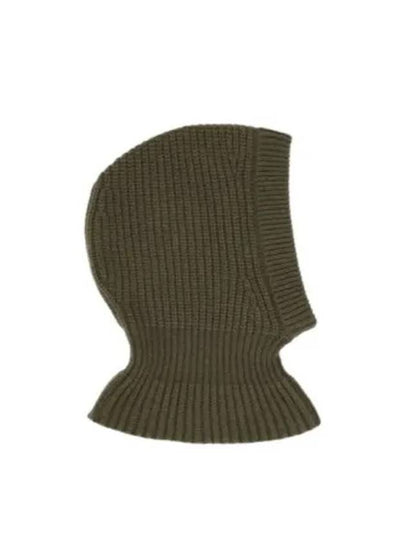 Lambs Wool Ribbed Knit Balaclava AC1147LK1026 - LEMAIRE - BALAAN 2