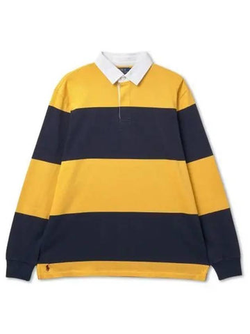 Iconic Rugby Shirt Gold Cruise Navy - POLO RALPH LAUREN - BALAAN 1