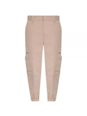 Cargo Jogger Pants Beige HTR210 221 - AMI - BALAAN 1