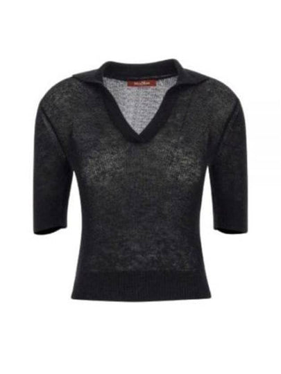 Pablo Knit Top Black - MAX MARA - BALAAN 2