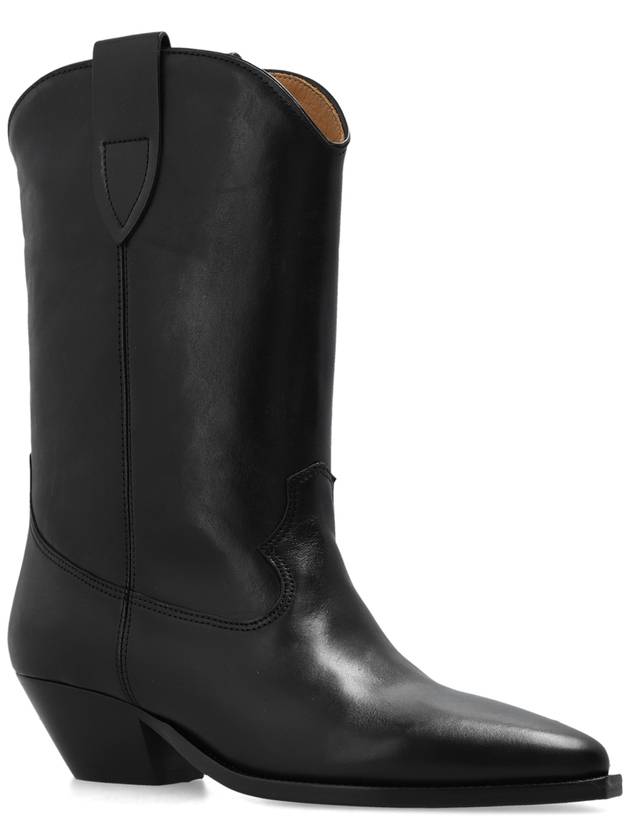 Isabel Marant ‘Duerto’ Leather Cowboy Boots, Women's, Black - ISABEL MARANT - BALAAN 4