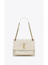 Nikki Medium Chain Shoulder Bag Blanc Vintage - SAINT LAURENT - BALAAN 2