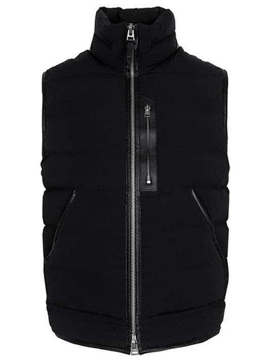 Goose Down Padded Vest Black - TOM FORD - BALAAN 2