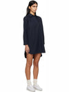 Angela Mini Shirt Collar Cotton Short Dress Navy - A.P.C. - BALAAN 3