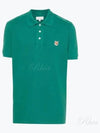 Fox Head Patch Cotton Polo Shirt Green - MAISON KITSUNE - BALAAN 2