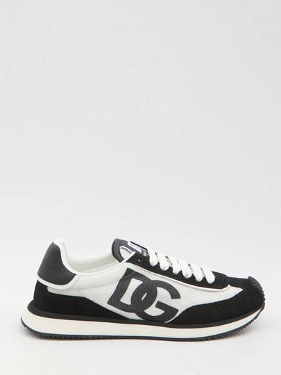 DG Logo Cushion Low Top Sneakers White Black - DOLCE&GABBANA - BALAAN 2