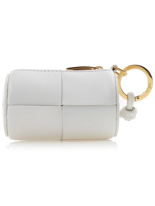 Bottega Veneta Intrecciato Coin Case White - BOTTEGA VENETA - BALAAN 4