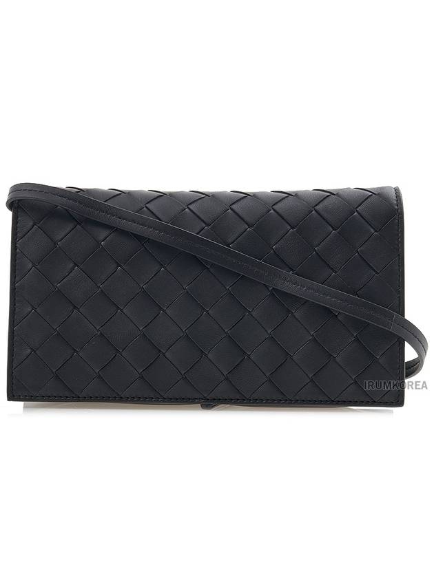 Intrecciato Mini Cross Bag Black - BOTTEGA VENETA - BALAAN 4