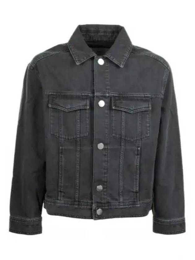 Trucker Denim Jacket Black - AMI - BALAAN 2