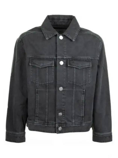 Trucker Denim Jacket Black - AMI - BALAAN 2