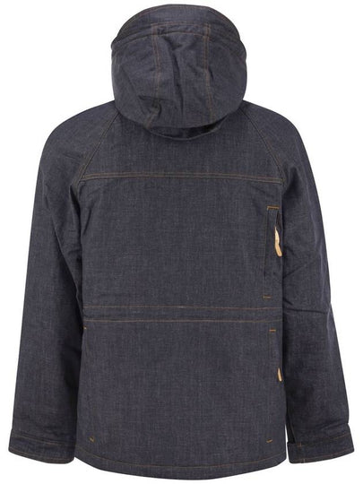 NEW FISHERMAN DENIM - Hooded parka in denim fabric - MANIFATTURA CECCARELLI - BALAAN 2