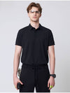 AM41TH01 Polo shirt top_black - ATHPLATFORM - BALAAN 2