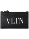 Men's VLTN Card Wallet Black - VALENTINO - BALAAN 6