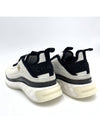 Logo Mixed Fibers Suede Low Top Sneakers White - CHANEL - BALAAN 4