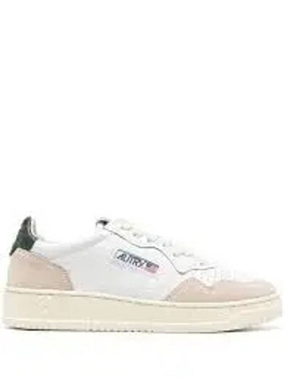 Medalist Leather Low-Top Sneakers Green White - AUTRY - BALAAN 2