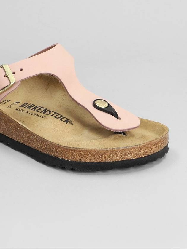 Gizeh Nubuk Leather Flip Flop Pink - BIRKENSTOCK - BALAAN 6