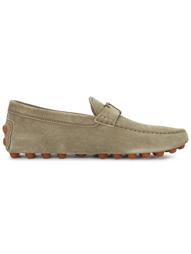 Timeless Gommino Suede Driving Shoes Beige - TOD'S - BALAAN 5