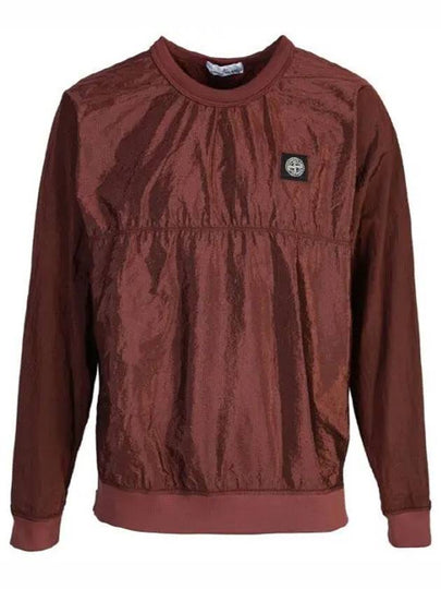 Wappen Patch Nylon Metal Sweatshirt Brown - STONE ISLAND - BALAAN 2