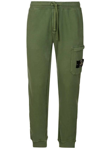 Side Patch Drawstring Track Pants Green - STONE ISLAND - BALAAN 1