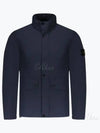 Logo Light Soft Shell Jacket Navy - STONE ISLAND - BALAAN 2