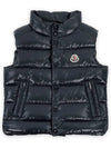 Kids TIB logo patch padded vest blue navy 1A12620 68950 742 - MONCLER - BALAAN 3